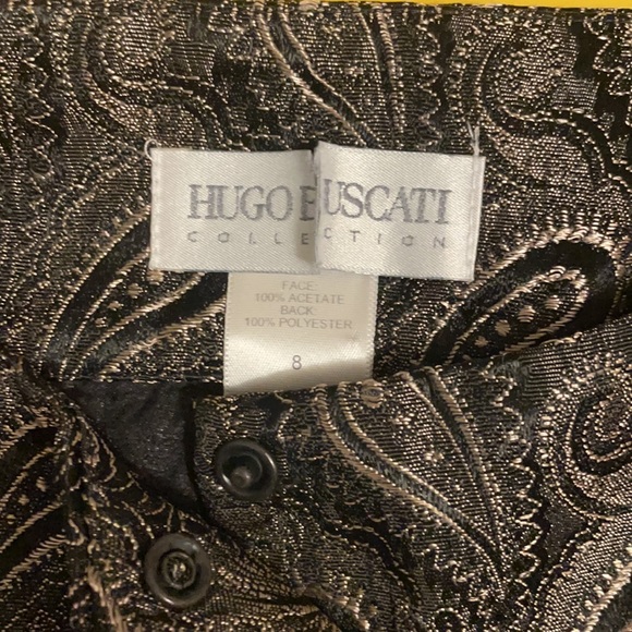 HUGO BUSCATI Collection PANT SLACKS Paisley Capri - Picture 10 of 14